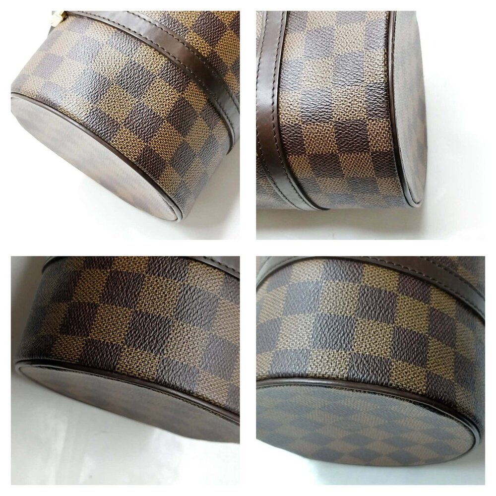 Authentic Louis Vuitton Papillon 26 Damier Ebene Barrel Shoulder Bag - Picture 11 of 16